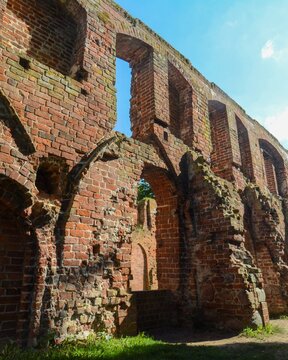 Eldena abbey ruins historic brick architecture in greifswald