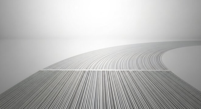 modern minimalist abstract background with parallel lines and curve