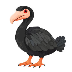 simple vector dodo clipart illustration white background vector art style simple design flat illustration no shadows © rvan