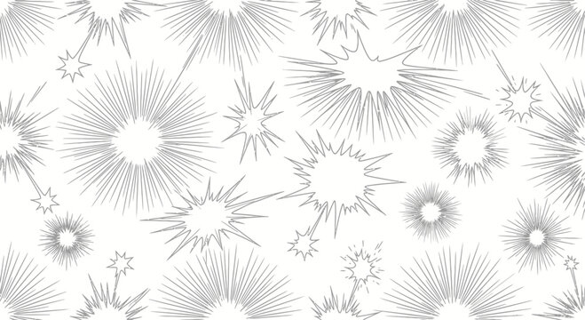 Black and white floral pattern design.