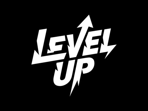 Level Up Typography Logo