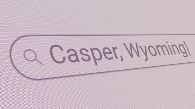 Search Bar Casper Wyoming 
Close Up Single Line Typing Text Box Layout Web Database Browser Engine Concept