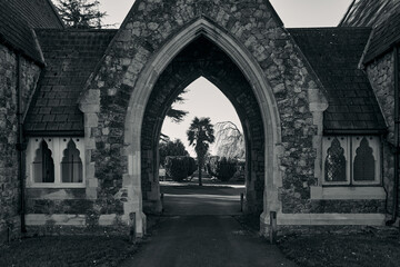 Fototapeta premium old stone church
