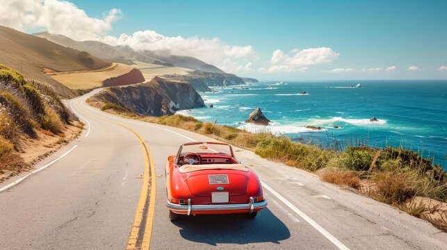 Capturing the beauty of scenic summer road trips with memorable stops and roadside attractions