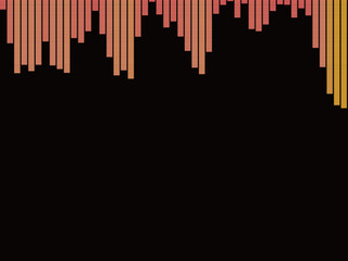 Naklejka premium Sound Wave Audio Equalizer Music Spectrum Background