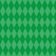 Naklejka premium Argyle seamless pattern, christmas green. sweaters, knits, gift bags and more