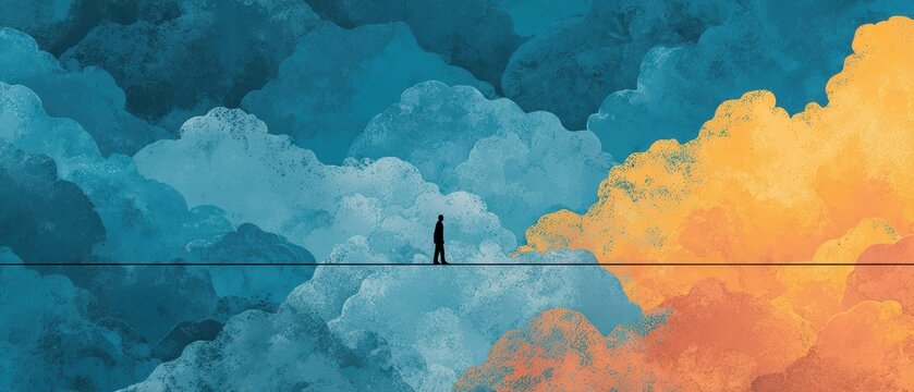 Tightrope walking among the clouds