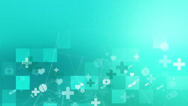 Person holding a smartphone displaying a medical cross