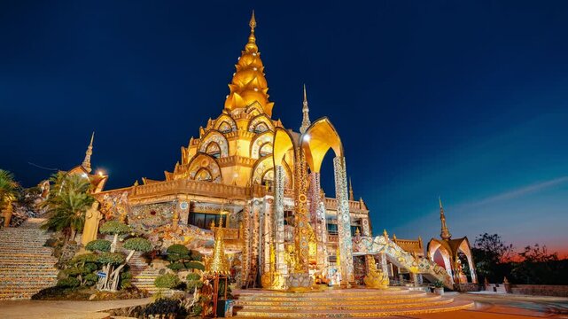 Thailand Temple Wat Phra That Pha Sorn Kaew, Thailand&rsquo;s Most Recognizable Landmark and popular travel destination in Asia