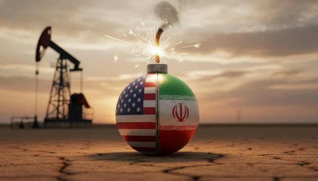 Us and iran geopolitical conflict and oil crisis