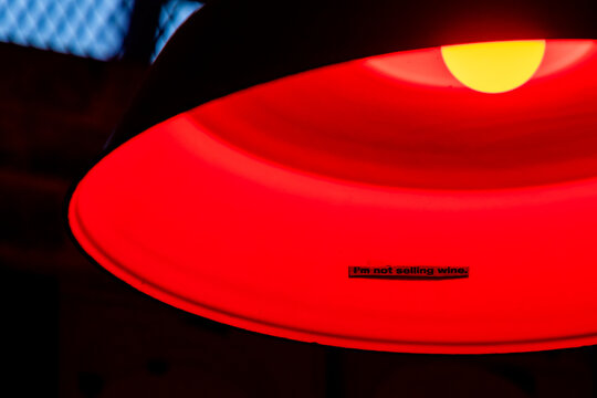 I'm not selling wine