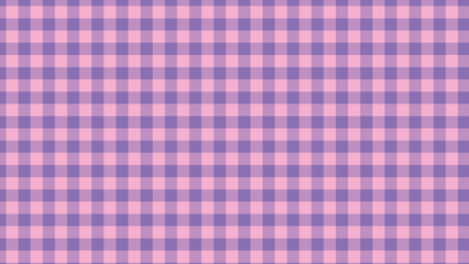 Naklejka premium A sweet plaid pattern combining soft purple and pastel pink squares in a charming geometric arrangement