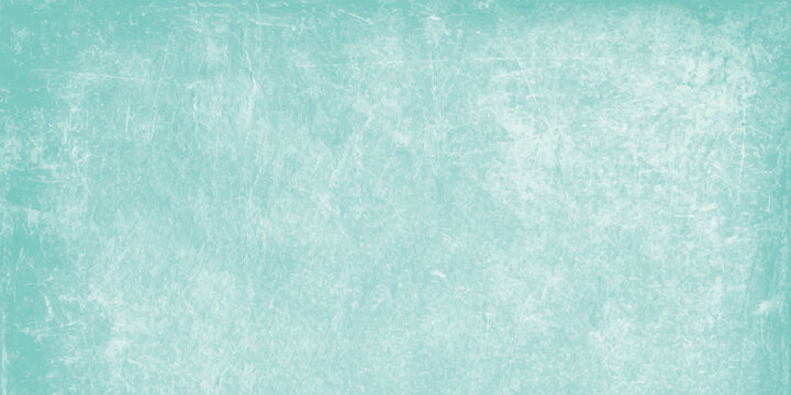 Abstract teal grunge background texture with distressed white scratches and vintage weathered effect