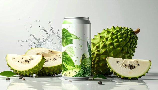 premium soursop flavored fresh canned drink