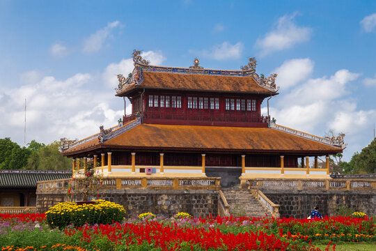 Imperial city in Hue, Vietnam