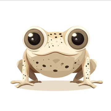 simple vector polliwog clipart illustration white background vector art style simple design flat illustration no shadows