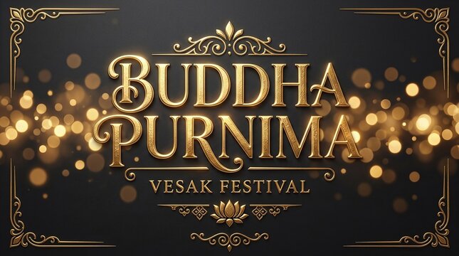 Buddha Purnima Vesak Festival Celebratory Banner