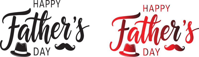 Happy father's day celebrating dad with stylish typography and heartfelt designs © CRACK