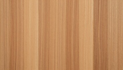 Fototapeta premium Uniform brown wood grain provides a natural and textured aesthetic element