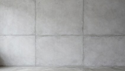 Fototapeta premium Grey concrete wall showing a minimalist and modern aesthetic in design and architecture