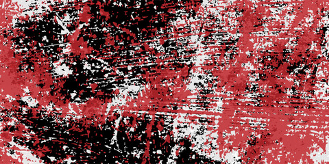 Fototapeta premium A modern and attractive grunge texture background with a black, white, and red color combination. eps 10