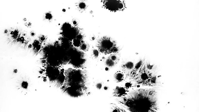 Elegant Ink Flow Abstract Chinese Style Background