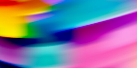 Obraz premium Vibrant Abstract Colorful Gradient Background With Smooth Blur and Neon Pastel Waves for Modern Design,suit for banner, web, and presentation