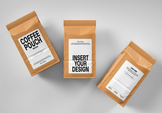 Coffee Packaging Bag Mockup