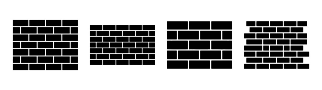 Abstract black square block pattern design vector illustration for wallpaper and background use