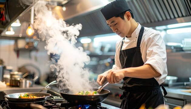 chef preparing food