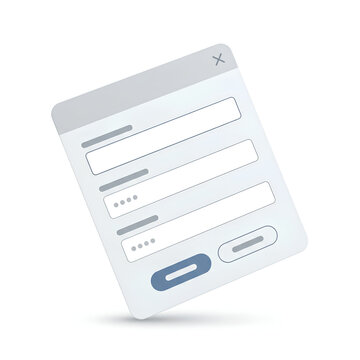 User interface form with input fields and submit button for data entry.