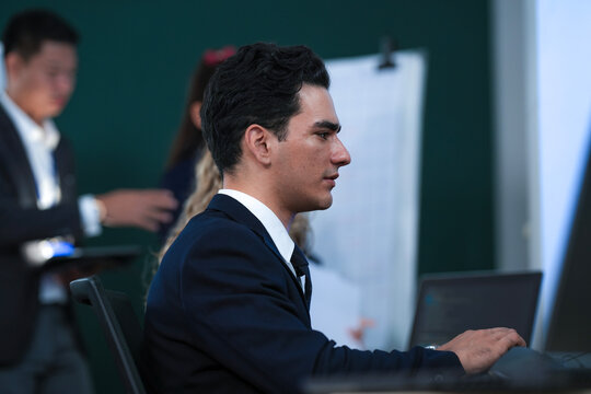 Eyes on the market pulse. Traders analyze intricate financial charts real time data multiple screens high stakes decisions fast paced finance world intense focus profits loom.