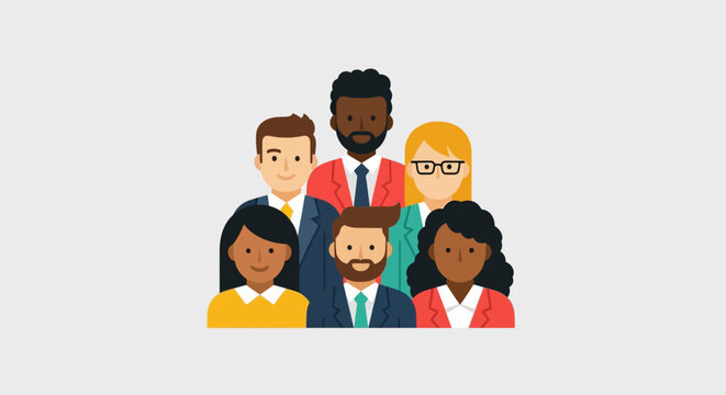 Diverse Group of People Together.