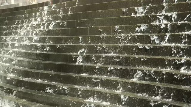 fountain in the form of steps
