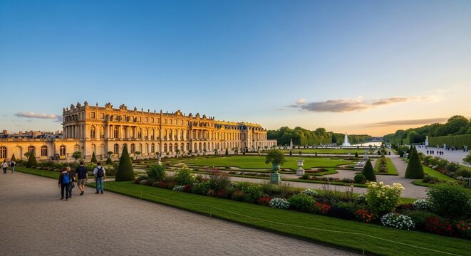 Historical building exterior landscape