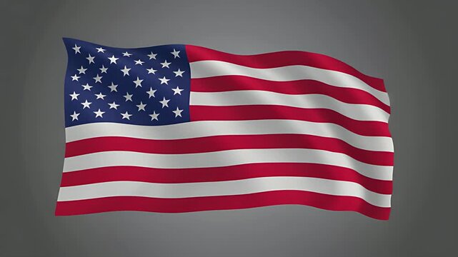 &ldquo;3D USA Flag Loop&rdquo;