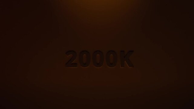 Kelvin Scale Comparison: A Visual Guide to Light Temperatures from Warm 1000K Amber Spotlights to Cool 9000K Blue Tones, Featuring 3D Embossed Labels and Soft Bottom Reflections.
