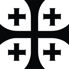 Fototapeta premium Jerusalem cross