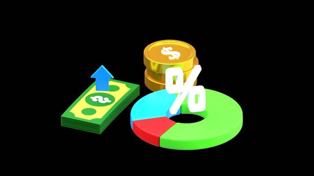 3D Interest Rate | Alpha Channel