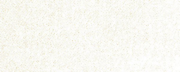 Plakat Dotted beige halftone sand background. Pixelated speckle paper texture. Retro craft ecru wallpaper. Grungy grainy sandy overlay. Dirty canvas material backdrop. Vector sackcloth halfton pattern