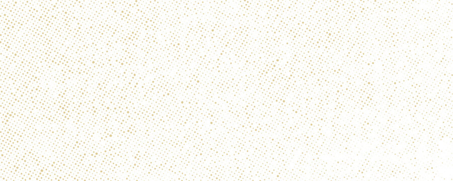 Dotted beige halftone sand background. Pixelated speckle paper texture. Retro craft ecru wallpaper. Grungy grainy sandy overlay. Dirty canvas material backdrop. Vector sackcloth halfton pattern