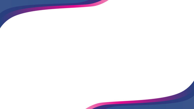 Background white with blue color wave. Vector can be used for banners, posters, power points, certificate, templates, slides, etc.