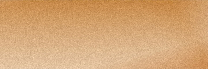 Fototapeta premium Horizontal bronze metallic gradient banner with fine shimmering grain and warm glow, ideal for premium headers, product promotions, gift cards, or festive event designs.