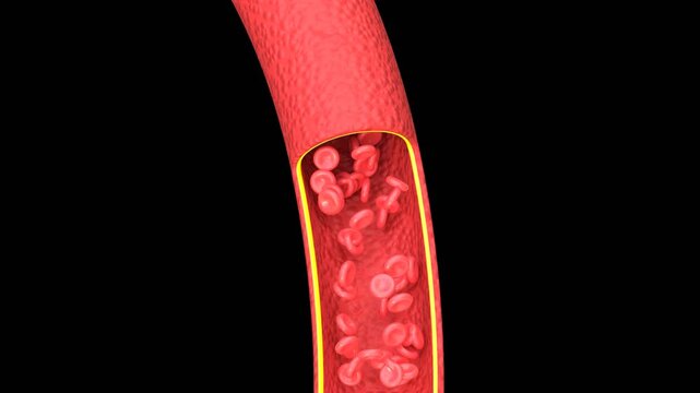 3D Blood Vessels | Alpha Channel