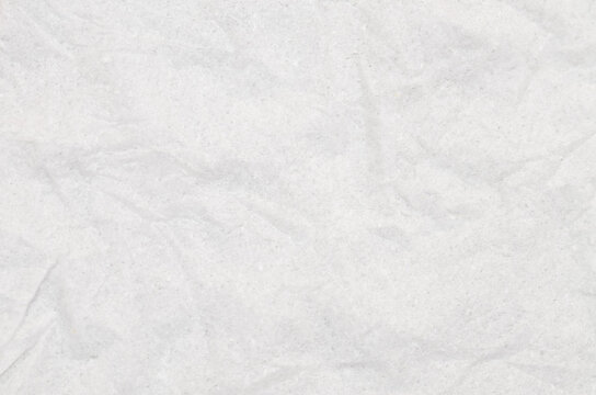 Grungy White Paper Surface with Heavily Wrinkled Pattern