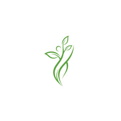 Obraz premium Abstract figure representing growth and nature