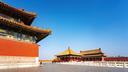 Fototapeta premium Forbidden City's Traditional Chinese Architecture