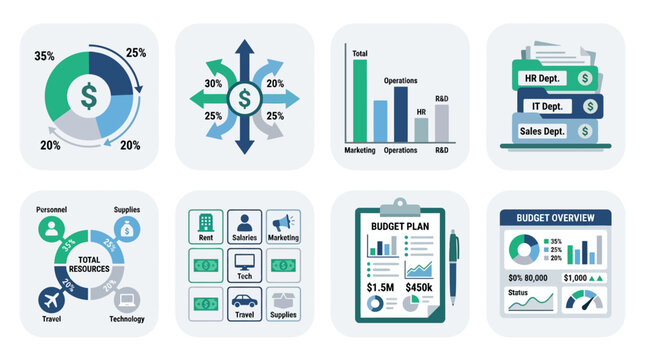 A comprehensive vector set of business infographics showcasing various statistics and data analysis in a professional setting with graphs, charts, and diagrams.