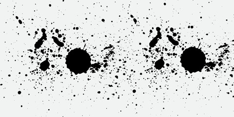 Fototapeta premium Grunge black and white vector. Abstract texture monochrome. Background of cracks, scuffs, chips, stains of ink. Dark background for printing and design