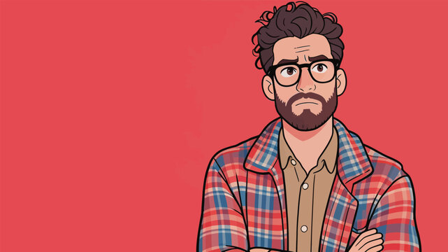 Stylized Illustration of a Businessman